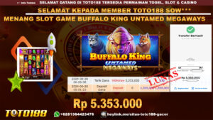 Bukti jp kemenangan slot game buffalo king megaways 26 juni 2024