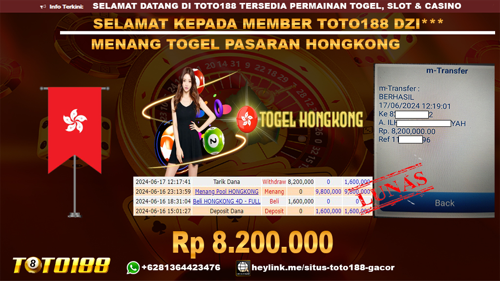 Bukti jp kemenangan togel pasaran hongkong 17 juni 2024